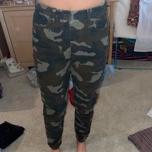 NWT Straight Leg Denim Camo pants! SOOOO Cute!!!!! Just not my style